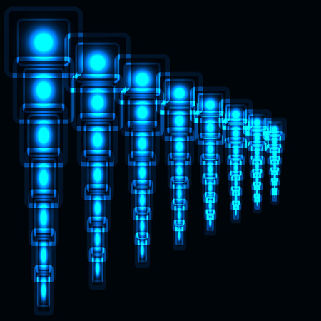 Glowing backgroundのイラスト素材