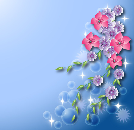 Background for an insert of the text or a photo.のイラスト素材