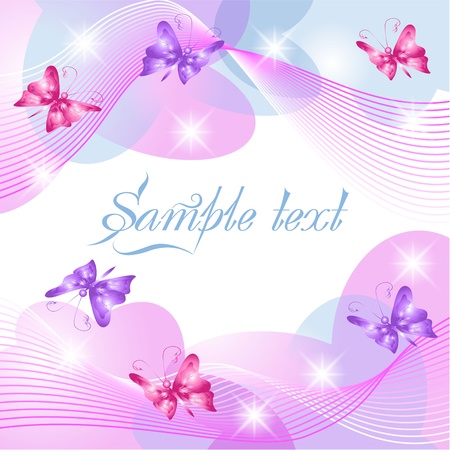 Floral background for an insert of the textのイラスト素材