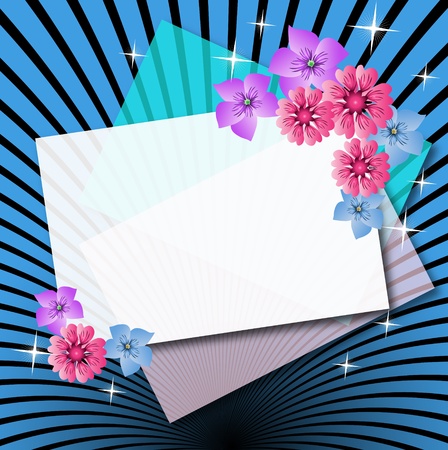 Beams background to insert text or photo.のイラスト素材