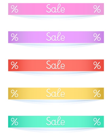 Set stickers or label  in pastel colors  for your textのイラスト素材