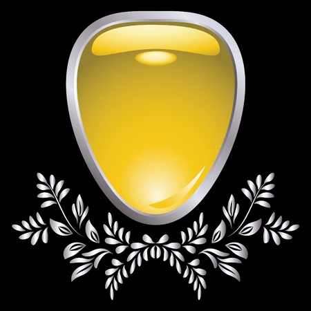  Button with ornament for siteのイラスト素材