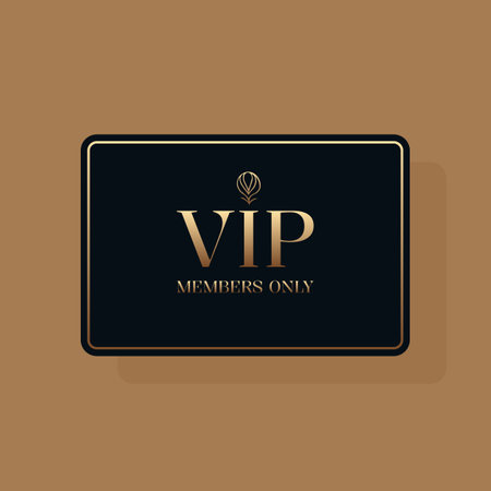 Vip card design flat vectorのイラスト素材