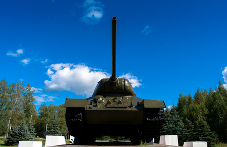 Monument tank 241 in the Smolensk regionのeditorial素材