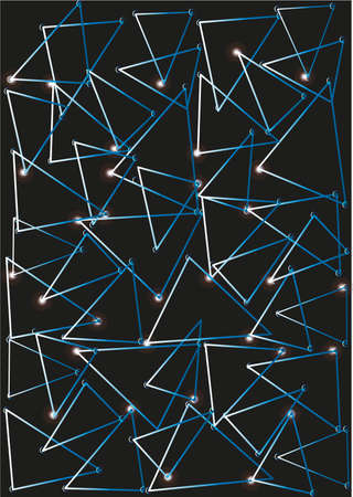 Abstract background with triangles and dots for the design of websites, posters, banners, clothing,...