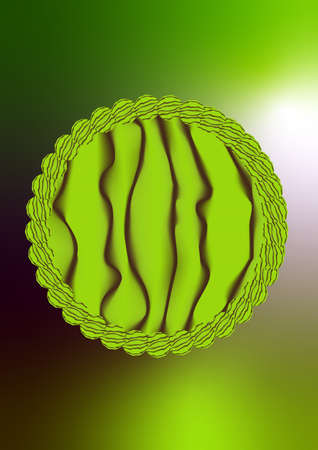 Abstract bright round figure .Illustrationの写真素材