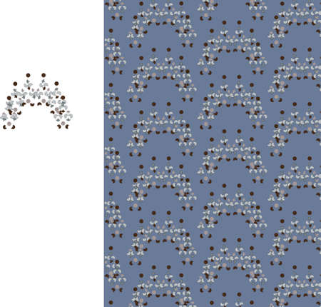 Colorful pattern on a dark background for partying, celebrations, presentations, banners, postersの写真素材