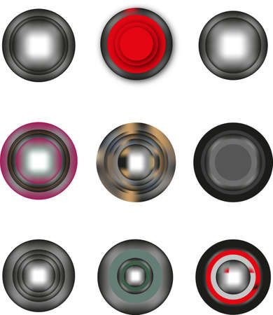 Abstract image of buttons for the design of websites, banners, advertising posters.の写真素材