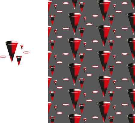 Abstract elegant pattern with multicolored figures for designの写真素材