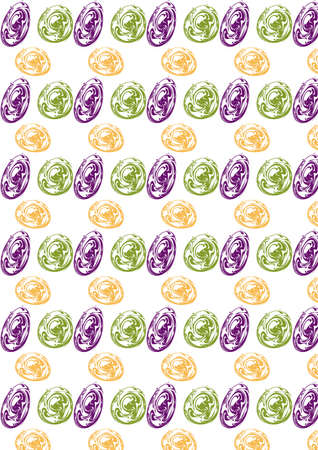 Colorful pattern on a dark background for partying, celebrations, presentations, banners, postersの写真素材