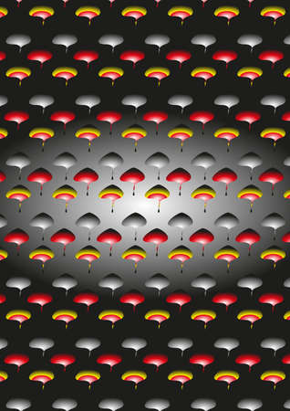 Colorful pattern on a dark background for partying, celebrations, presentations, banners, postcards, posters.の写真素材