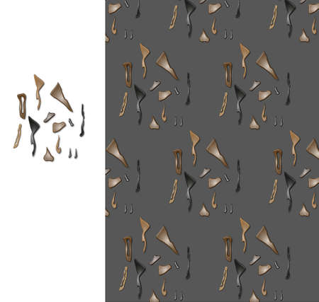 Unusual elegant pattern for the design of banners, afi, posters, flyers.の写真素材