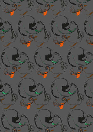 Colorful pattern on a dark background for partying, celebrations, presentations, banners, posters.の写真素材