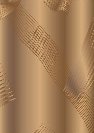 Elegant curved lines on a gradient background.の写真素材