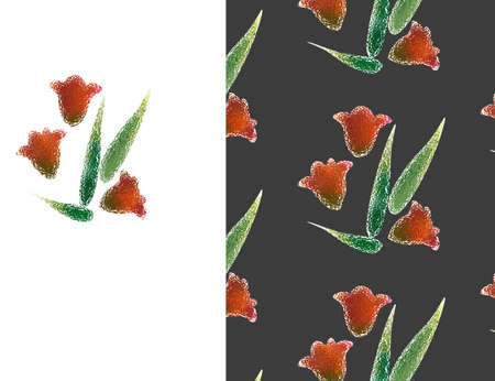 Beautiful bright pattern with abstract colors for the design of banners, posters, invitations, envelopes, festive events.の写真素材