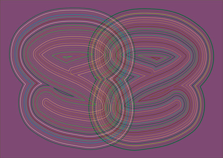 Abstract image of various decorations for posters, invitations, congratulations, decoration of holidays.の写真素材