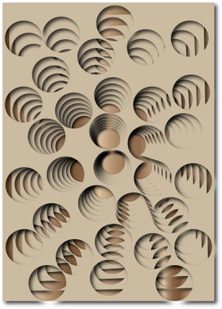 Abstract figures for the design of posters, envelopes, postcards, banners3Dの写真素材