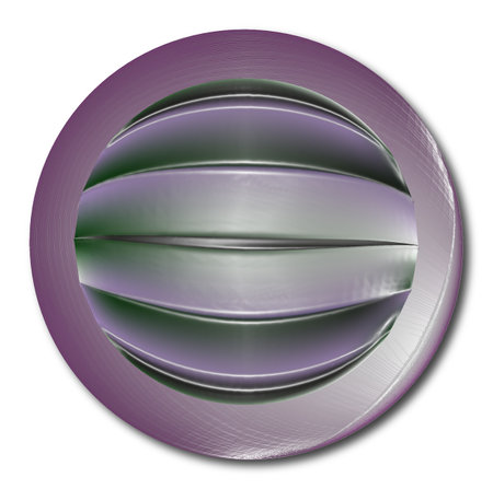 Round object for the design of banners, posters, sites. Button.の写真素材