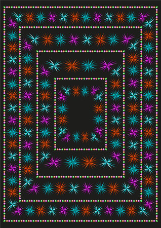 Abstract figures for the design of posters, envelopes, postcards, bannersの写真素材