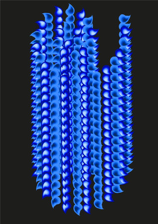 Abstract figures for the design of posters, envelopes, postcards, bannersの写真素材
