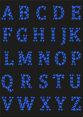 Letters for the design of banners, posters, flyers, posters greetingsの写真素材