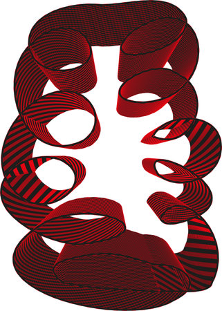 Abstract image of striped tape for the design of websites, posters, posters. 3dの写真素材