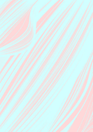 Abstract background of delicate pink lines on a blue background.の写真素材