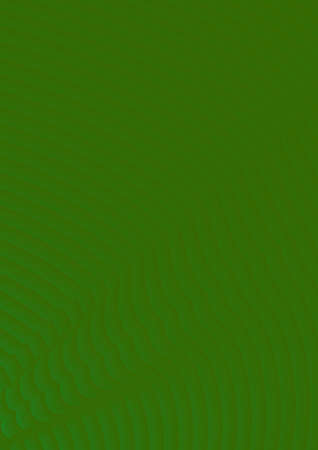 Delicate smooth wavy green lines are arranged diagonally.
