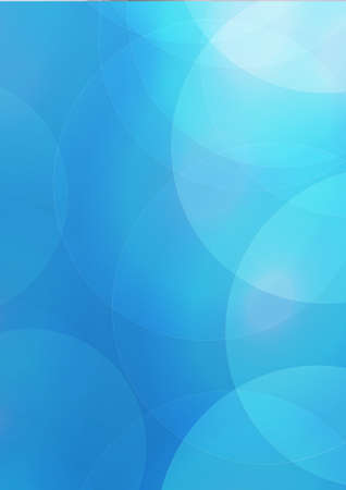 Many circles with a blue gradient for the design of postcards, websites, posters, announcements, packages.の写真素材