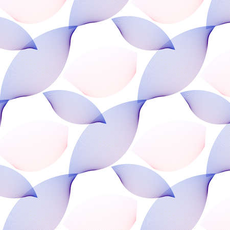 Delicate abstract petals of thin lines of purple and pink gradient shades.3d.