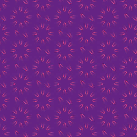 An abstract background of figures formed by pink elements. on a purple background .3d.の写真素材