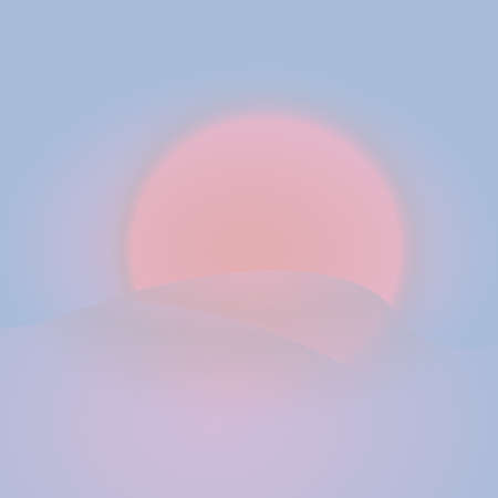 Abstract image of the ascending sun for banners, websites, invitations, posters, presentations.3dの写真素材