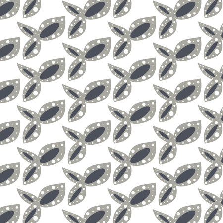 Pattern of unusual stylized leaves of the plant.3d.のイラスト素材