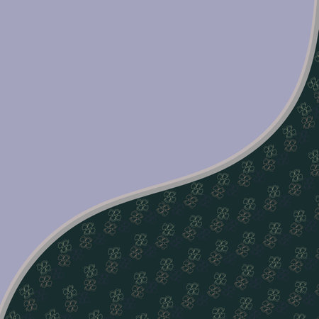 On a dark green background there is a pattern of colored elements.3d.