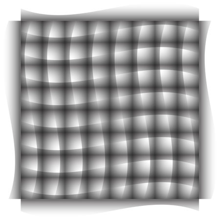 A grid-like structure of gray gradient elements.のイラスト素材