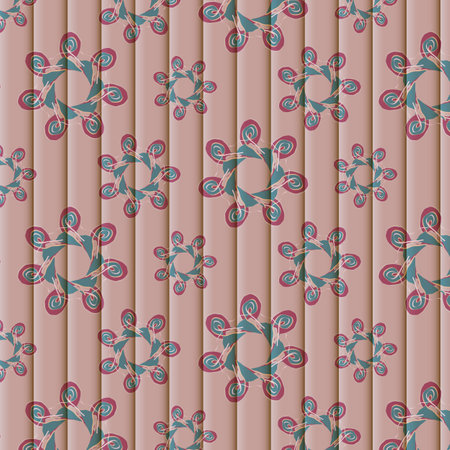 Diagonal wide elements with the authors pink gradient and pattern..のイラスト素材