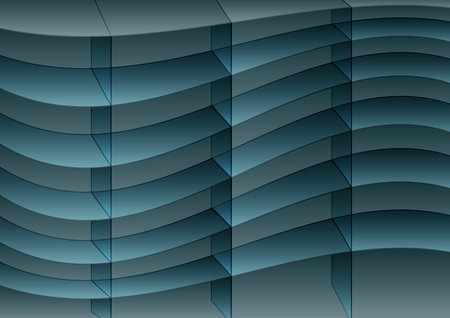Abstract background of transparent greenish shapes.の写真素材