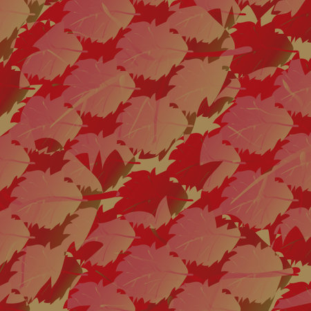 Autumn red, yellow leaves form the background for websites, presentations, textiles, announcements.の写真素材