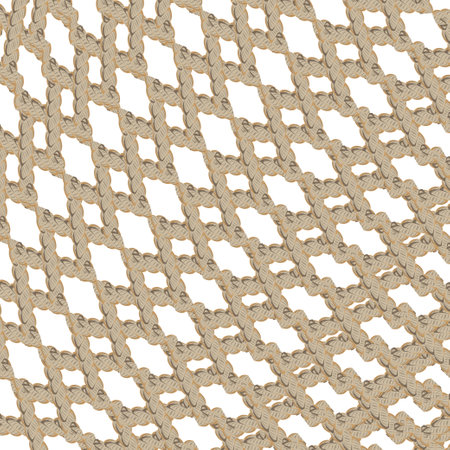 Abstract background of beige elements arranged in the form of a woven mesh.の写真素材