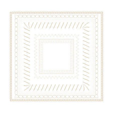 A set of squares with seams for patchwork.のイラスト素材