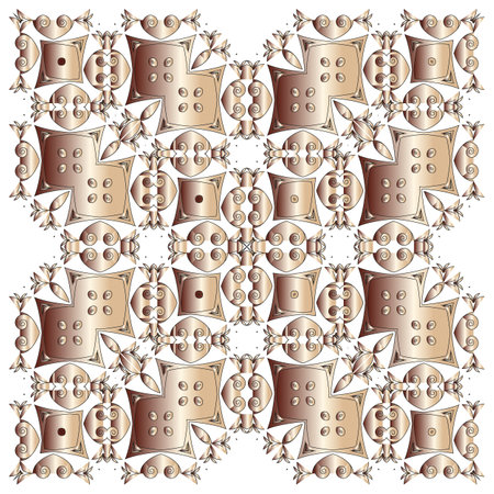 Openwork pattern of gradient shapes.のイラスト素材