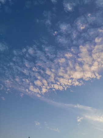 Blue sky with clouds for your projects.