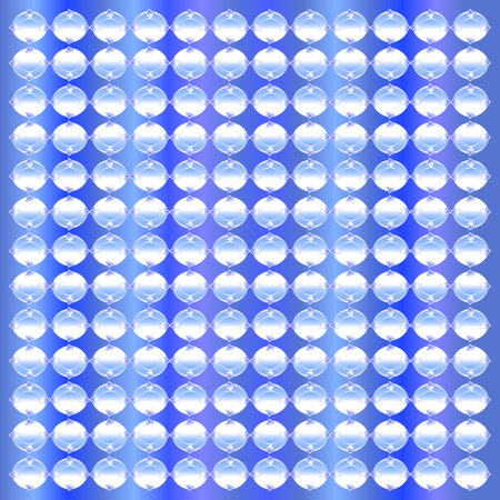 Oval elements of a bluish tone on a blue gradient background.の写真素材