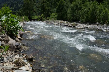 mountainous, rugged rivers of Abkhazia