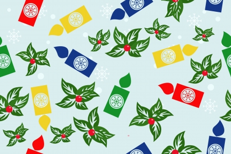 candle seamless patternのイラスト素材