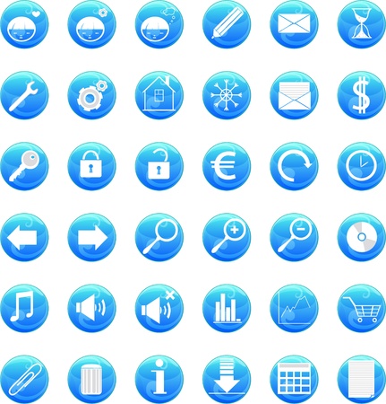 web iconsのイラスト素材