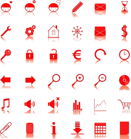 web iconsのイラスト素材