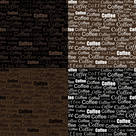vector-set-of-coffe-seamless-patternのイラスト素材