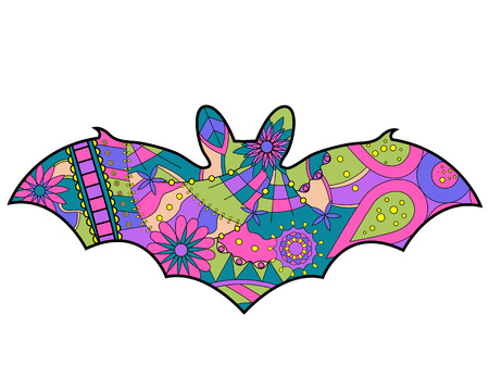 Colorful batのイラスト素材