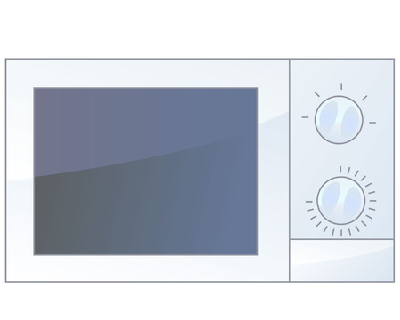 Microwave ovenのイラスト素材